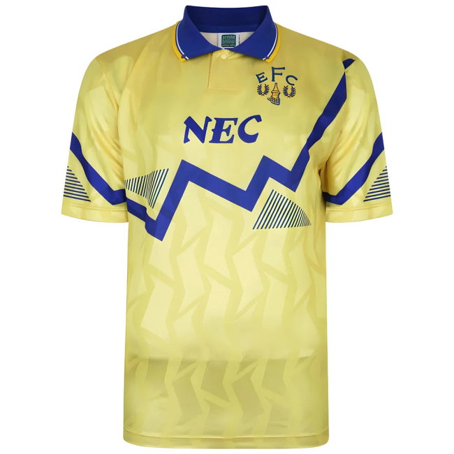 Everton 1990 Away Retro Football Shirt (SOUTHALL 1)-SoccerKits Hub | Buy Soccer Jerseys Online